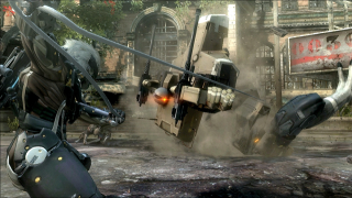 Illustration for article titled Metal Gear Rising: Revengeance Screens Are Bloody, Pointy, and Dangerously Cool